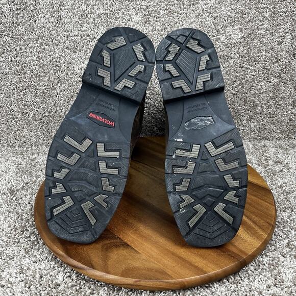 Mens Size 11 EW Wolverine Rancher Claw Wellington Work Boots American Flag READ - Picture 8 of 13